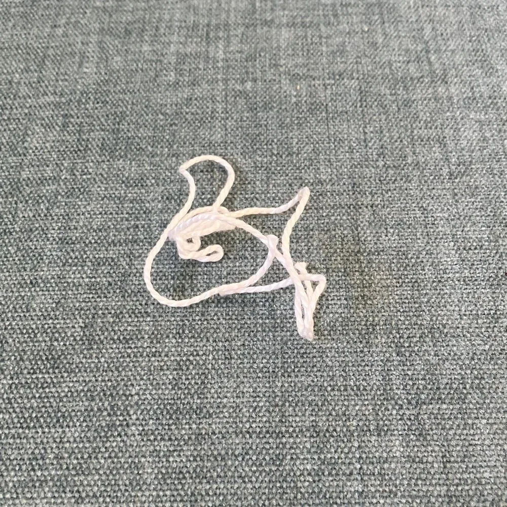 White Needlepoint Thread Yarn